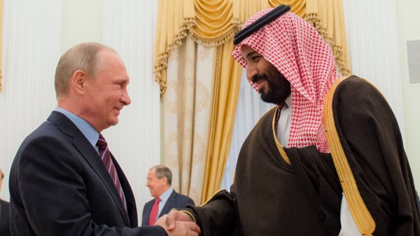 الرئيس الروسي بوتين وولي عهد السعودية محمد بن سلمان